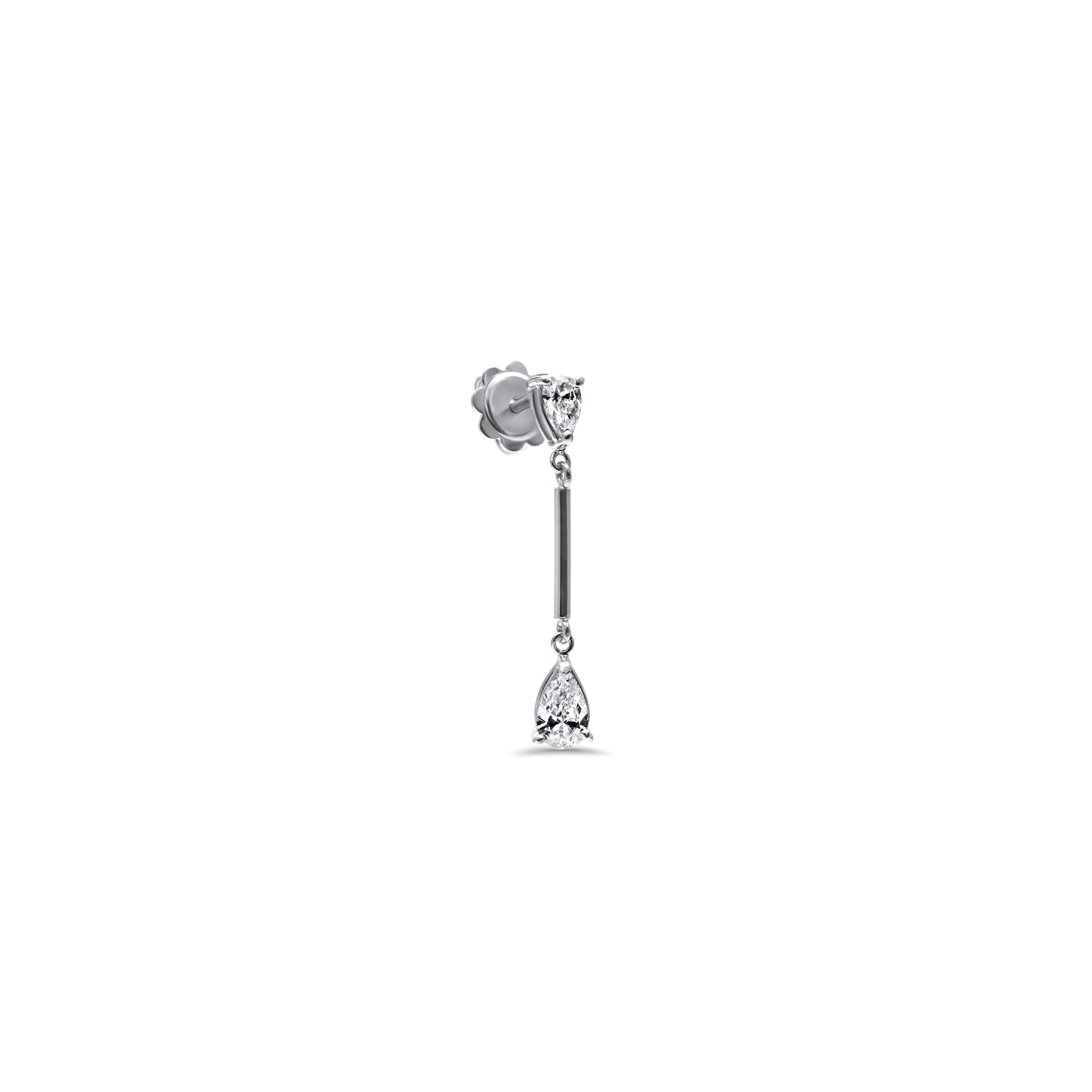 Boucles d'oreilles Ottava Alta - or blanc 18k - AGUADEORO