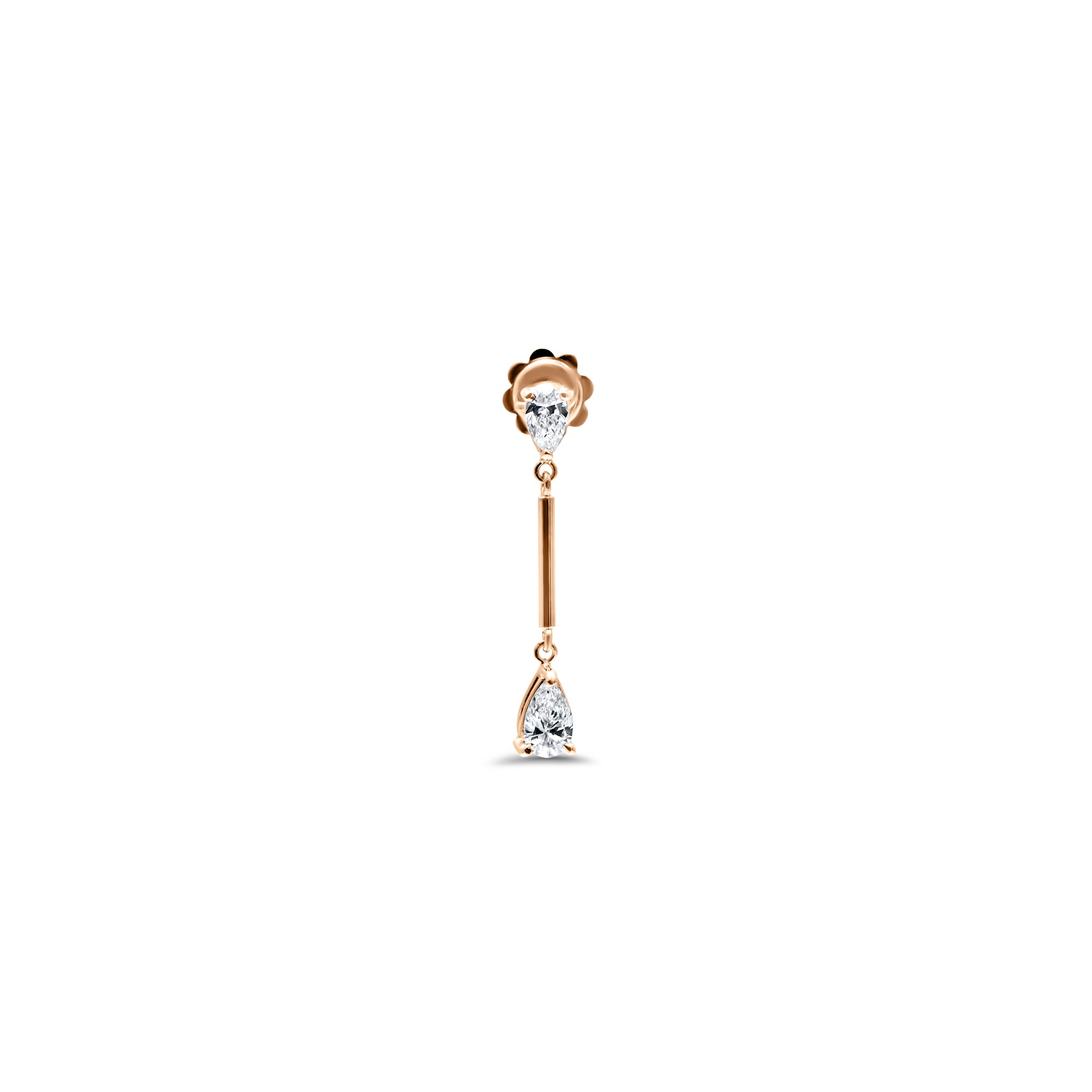 Boucles d'oreilles Ottava Alta - or rouge 18k - AGUADEORO