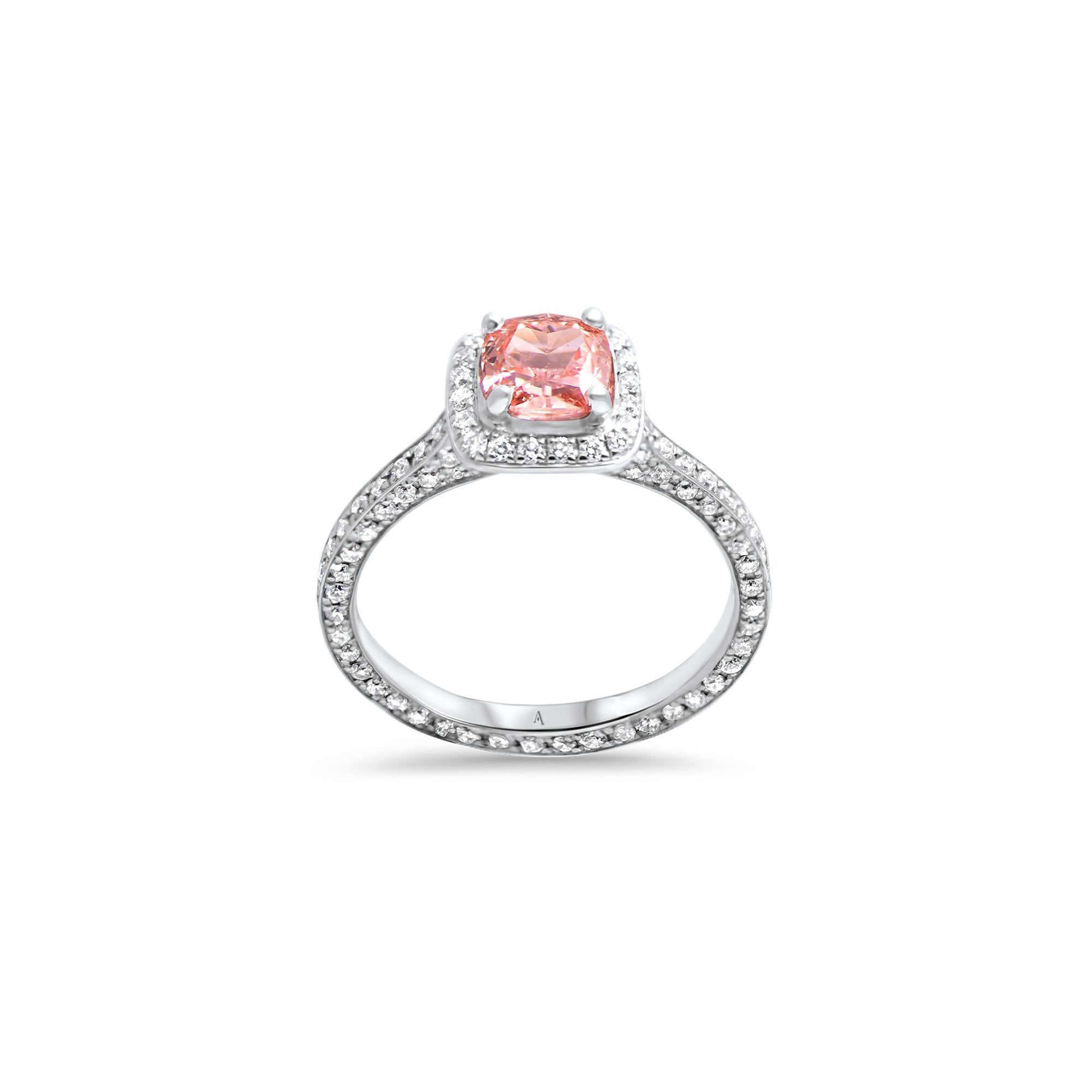 84 roses - 0,84 carat - platine 950 - AGUADEORO