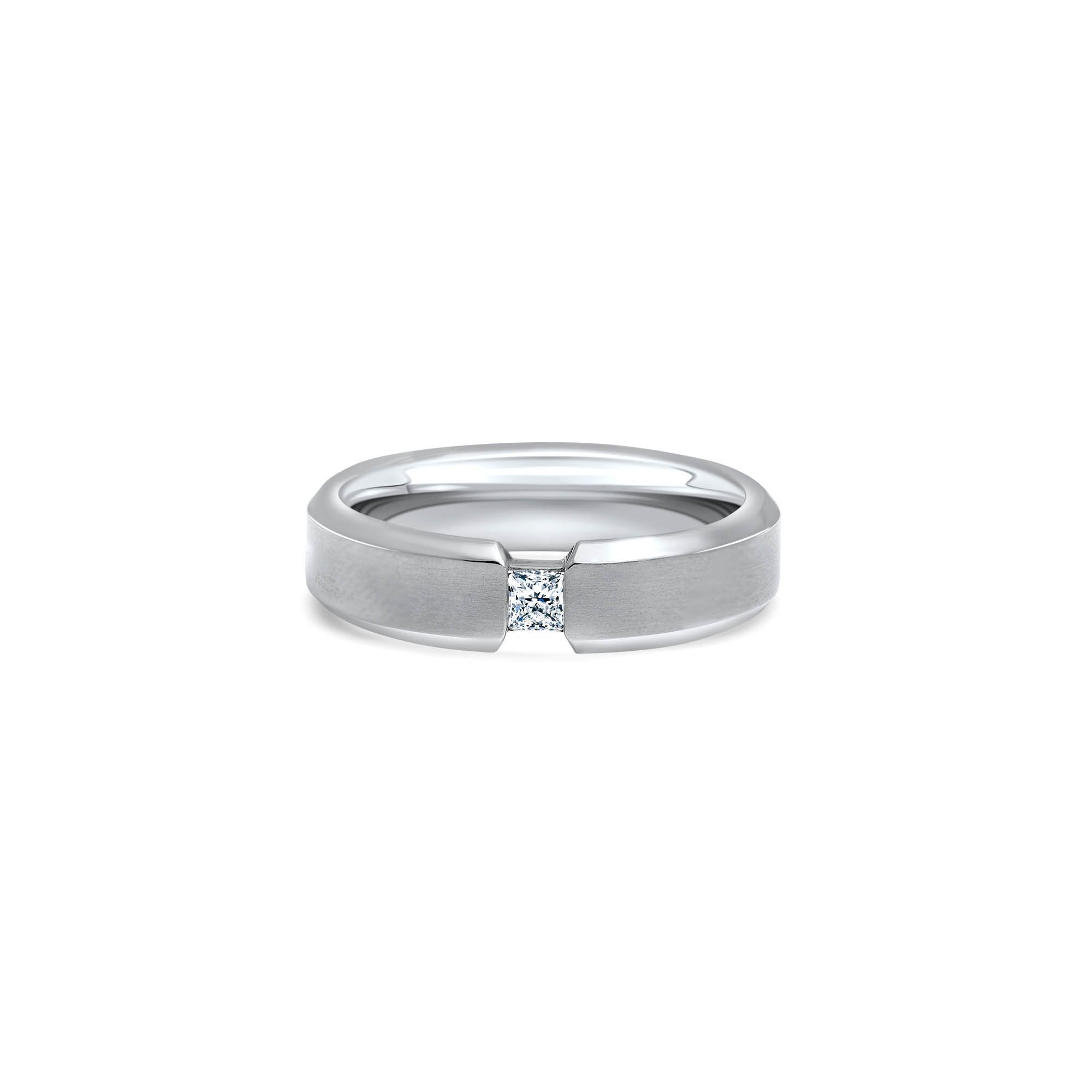 The Fancy Bevelled edges - platine 950 - AGUADEORO