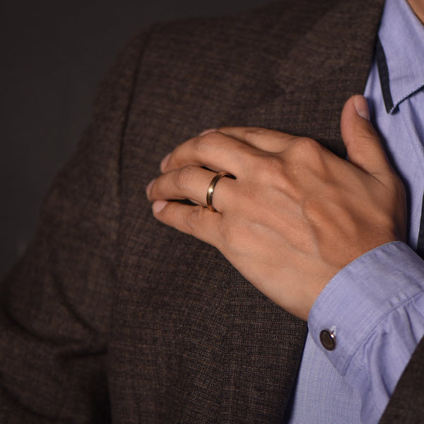 The Up and Down Band - or rouge et or blanc 18k - AGUADEORO
