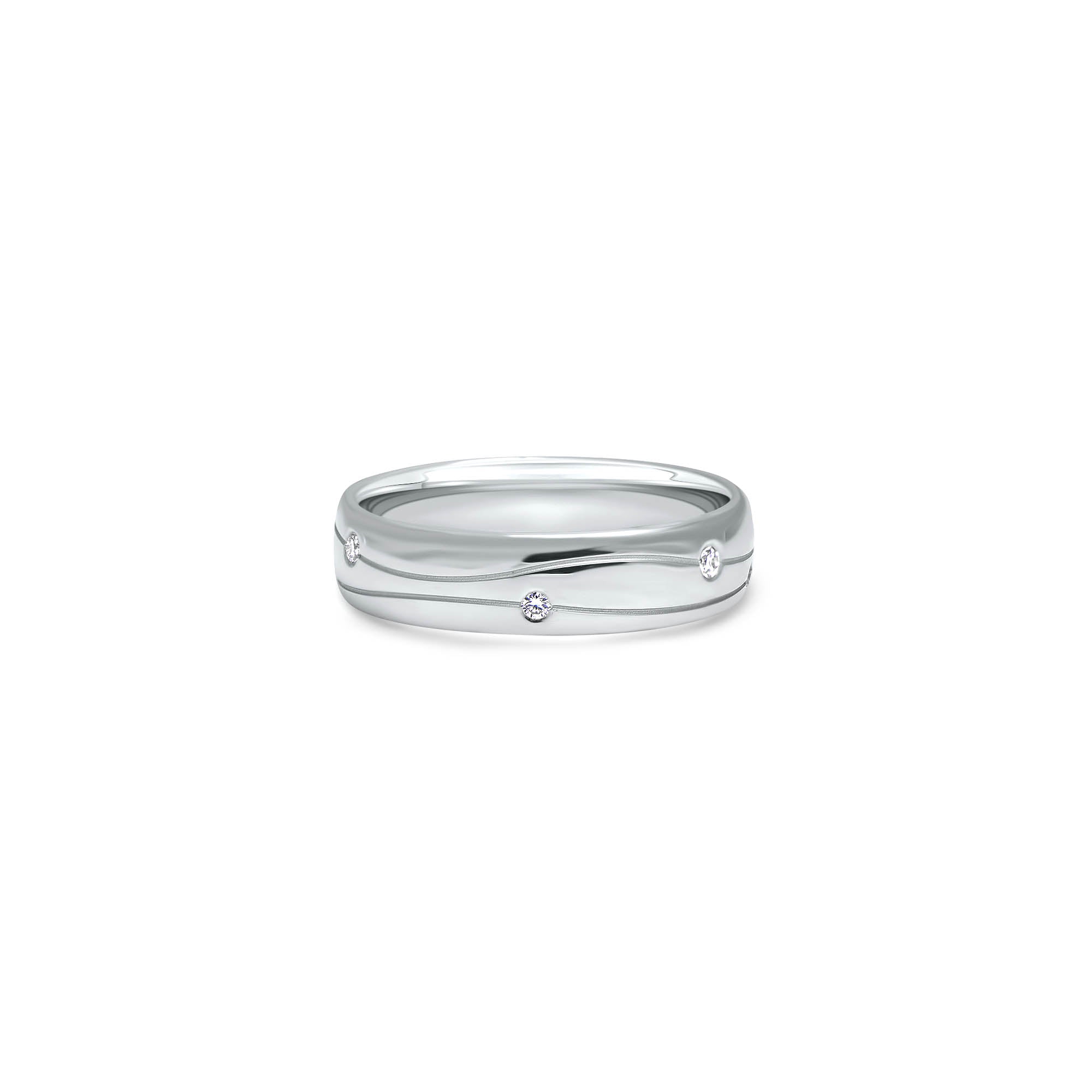 The Fancy Double Waterway - or blanc 18k - AGUADEORO