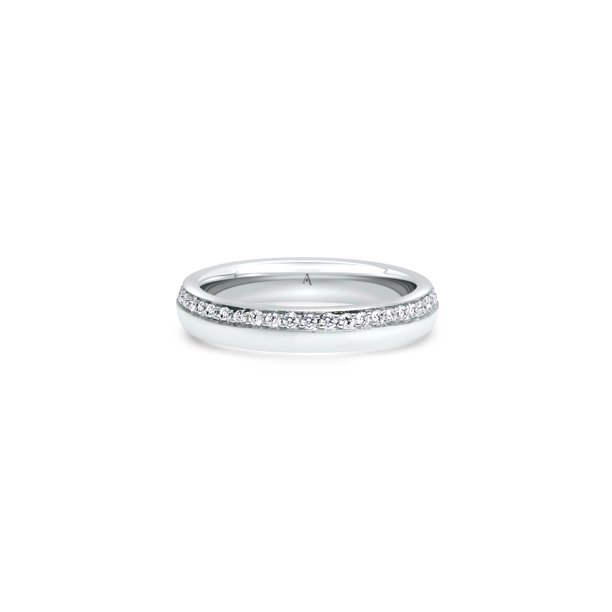 The Infinity Floral Wreath - platine 950 - AGUADEORO