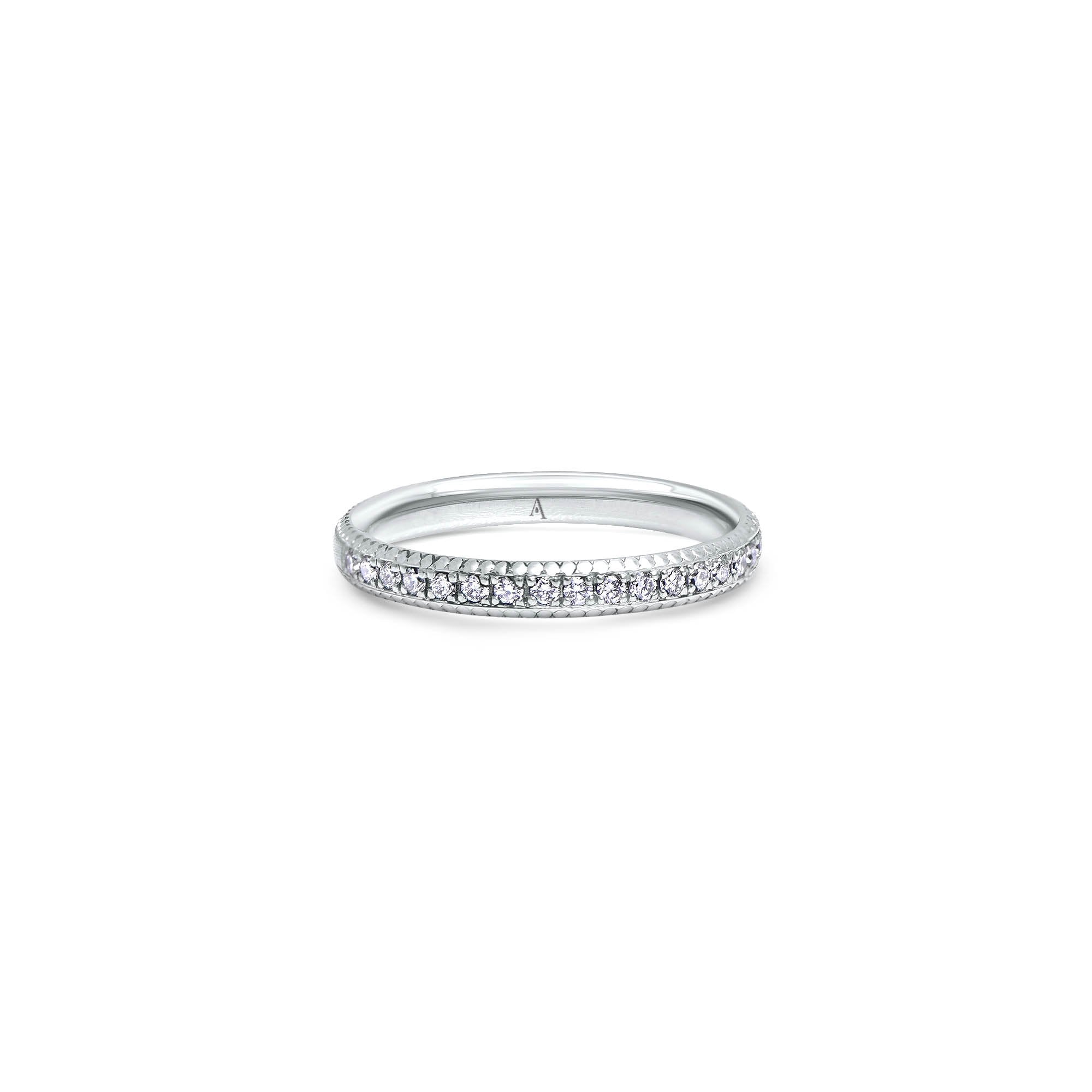 The Bicolor Infinity Thousand Prongs - platine 950 - AGUADEORO