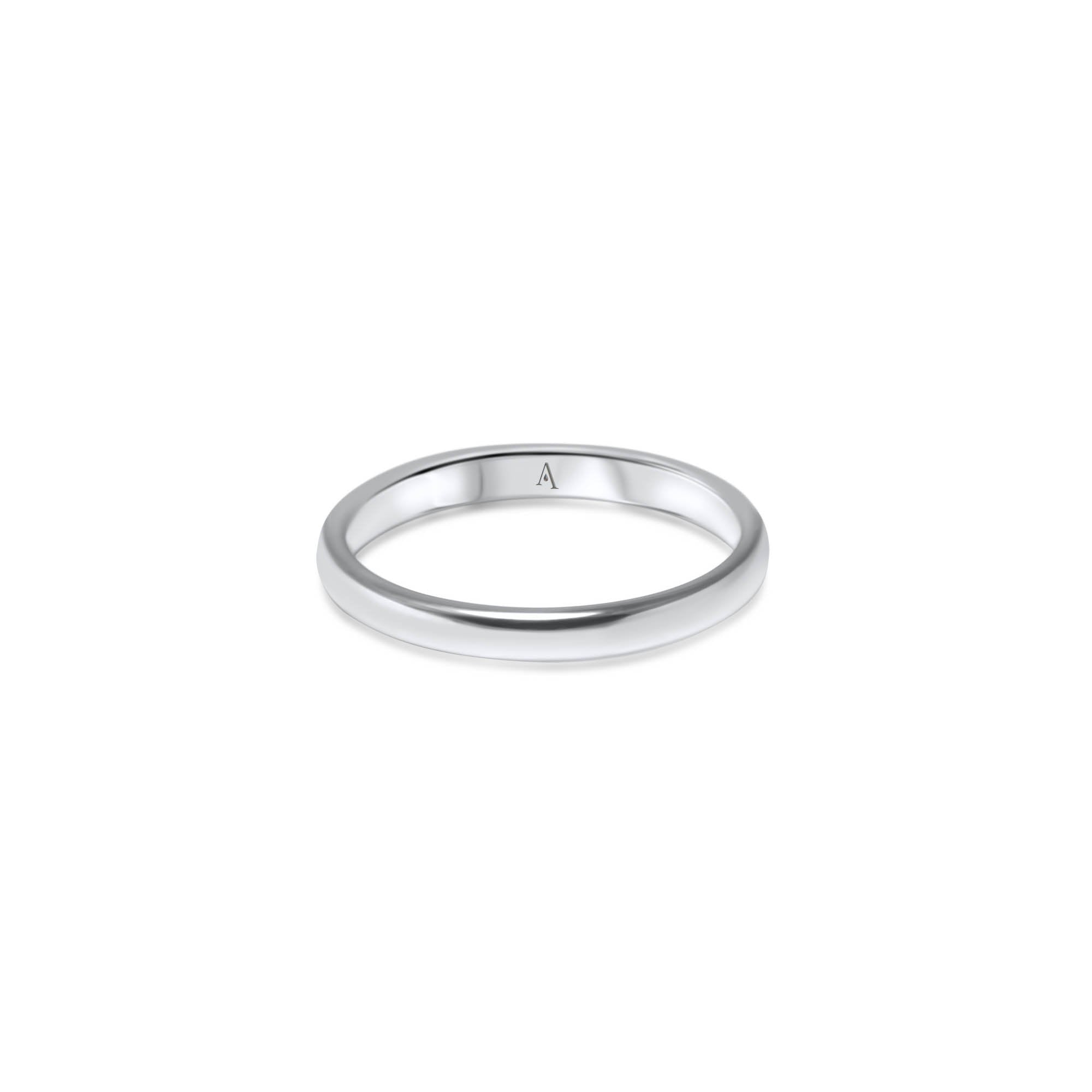 The Demycurvy 2.5 mm - platine 950 - AGUADEORO
