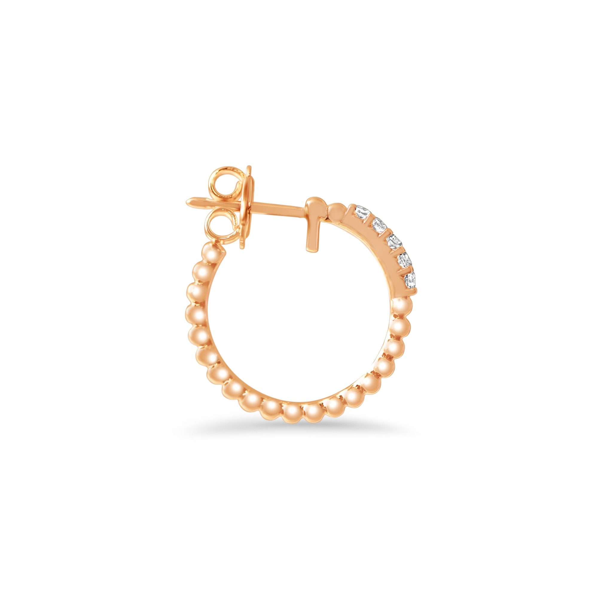 Boucles d'oreilles Angel's Halo - or rouge 18k - AGUADEORO