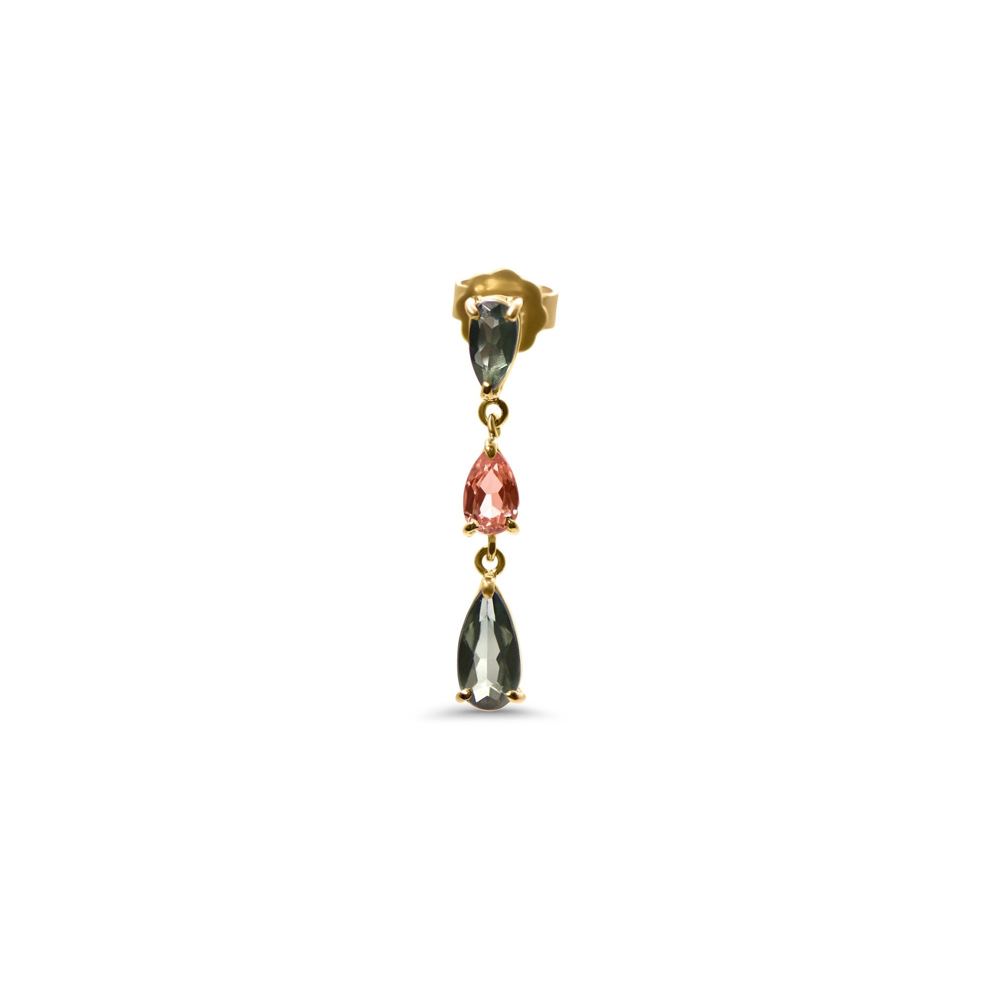 Boucles d'oreilles The Flamingo - or jaune 18k - AGUADEORO