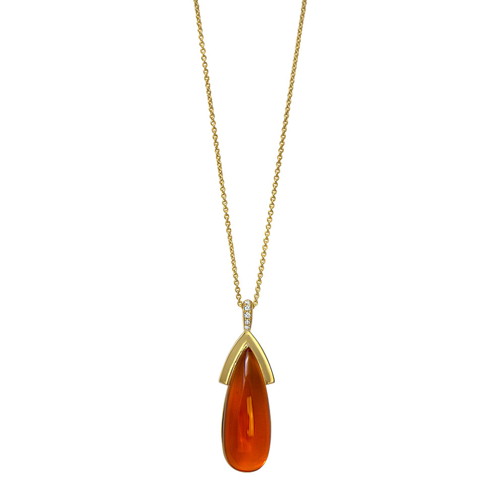 Collier The A Pumpkin Drop - or jaune 18k - AGUADEORO