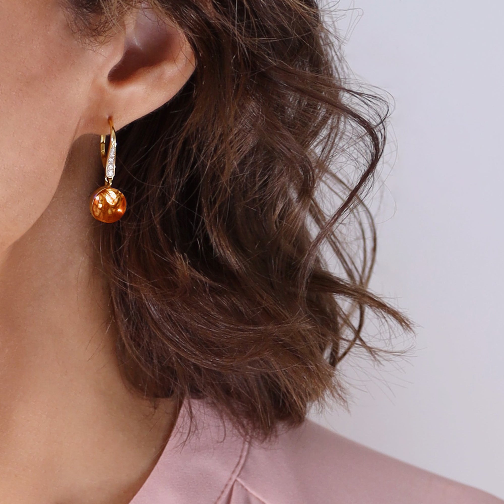 LA LA LA Orange - Round - or jaune 18k - AGUADEORO