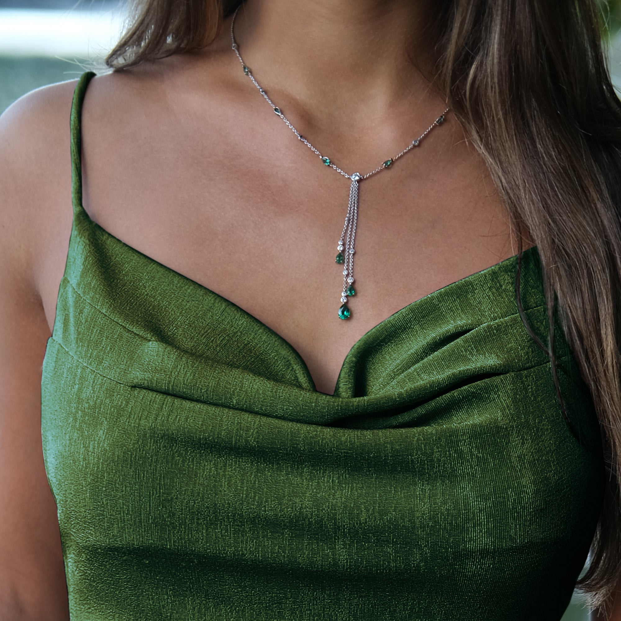 Collier Wild Forest - or blanc 18k - AGUADEORO