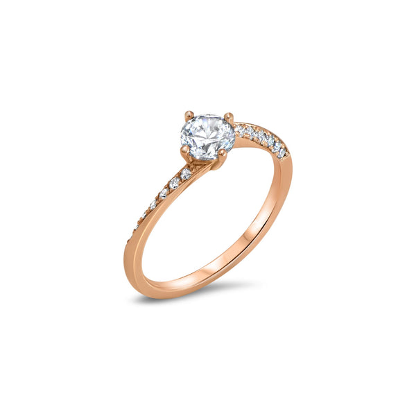 The Twist Lover 0.35 carats - or rouge 18k - AGUADEORO