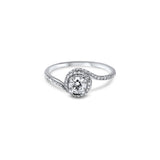 La Merveilleuse spirale - 0.50 carat - or blanc 18k - AGUADEORO