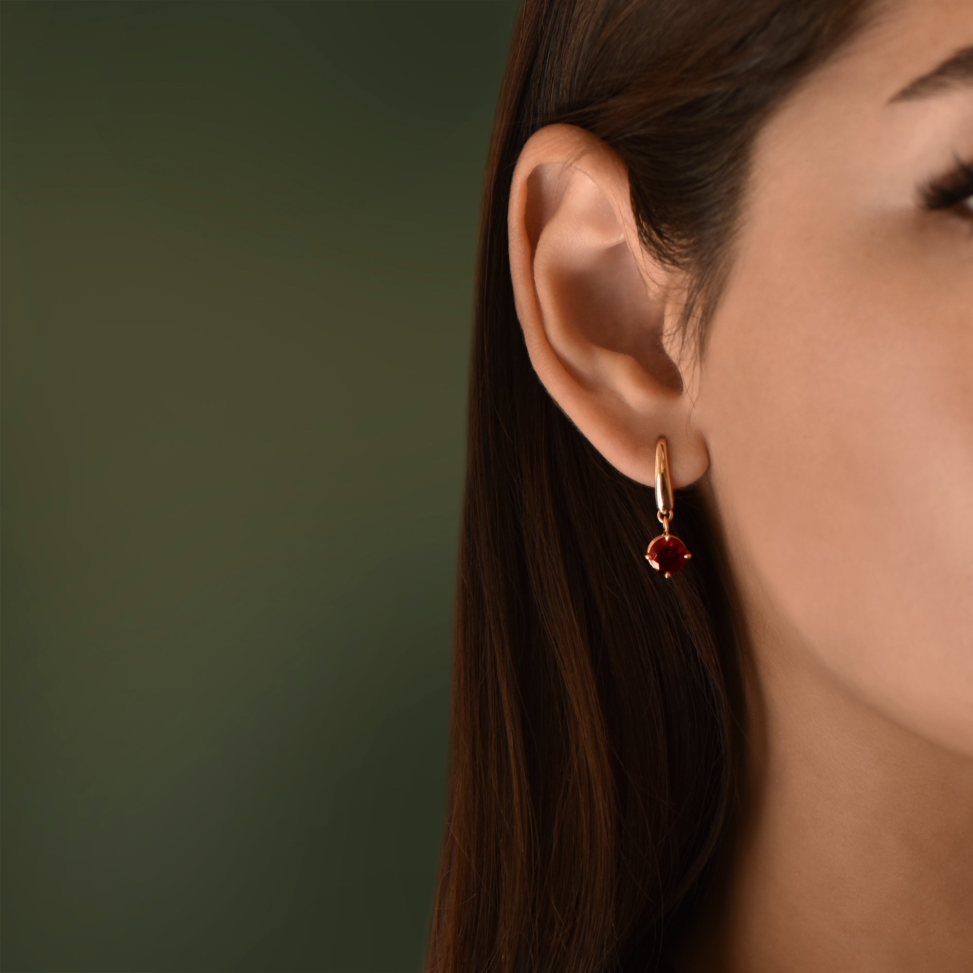 Boucles d'oreilles The Power of Love Ruby - or rouge 18k - AGUADEORO