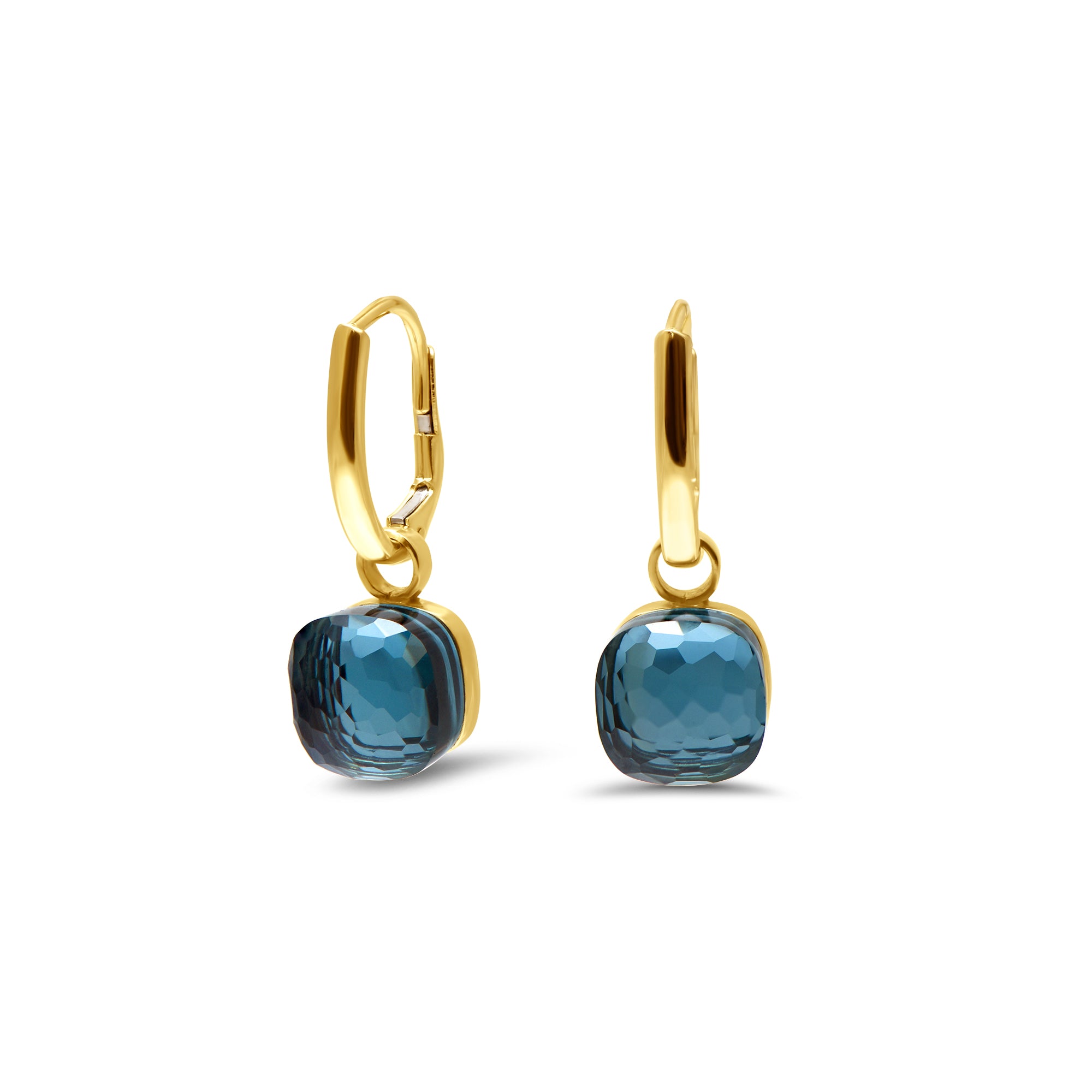 The Honeycomb: Blue-green -or jaune 18k - AGUADEORO