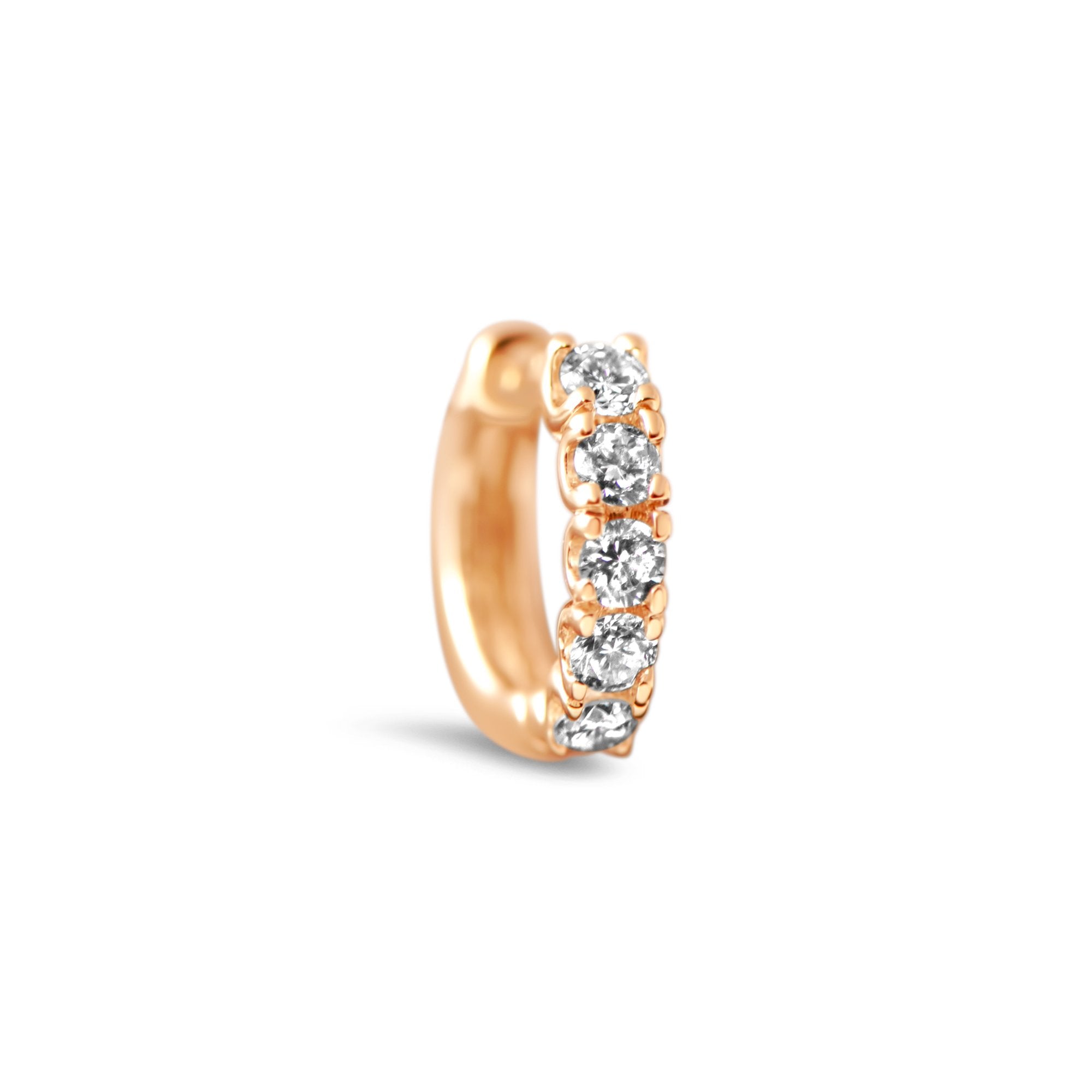Boucles d'oreilles The Divine Halo - or rouge 18k - AGUADEORO
