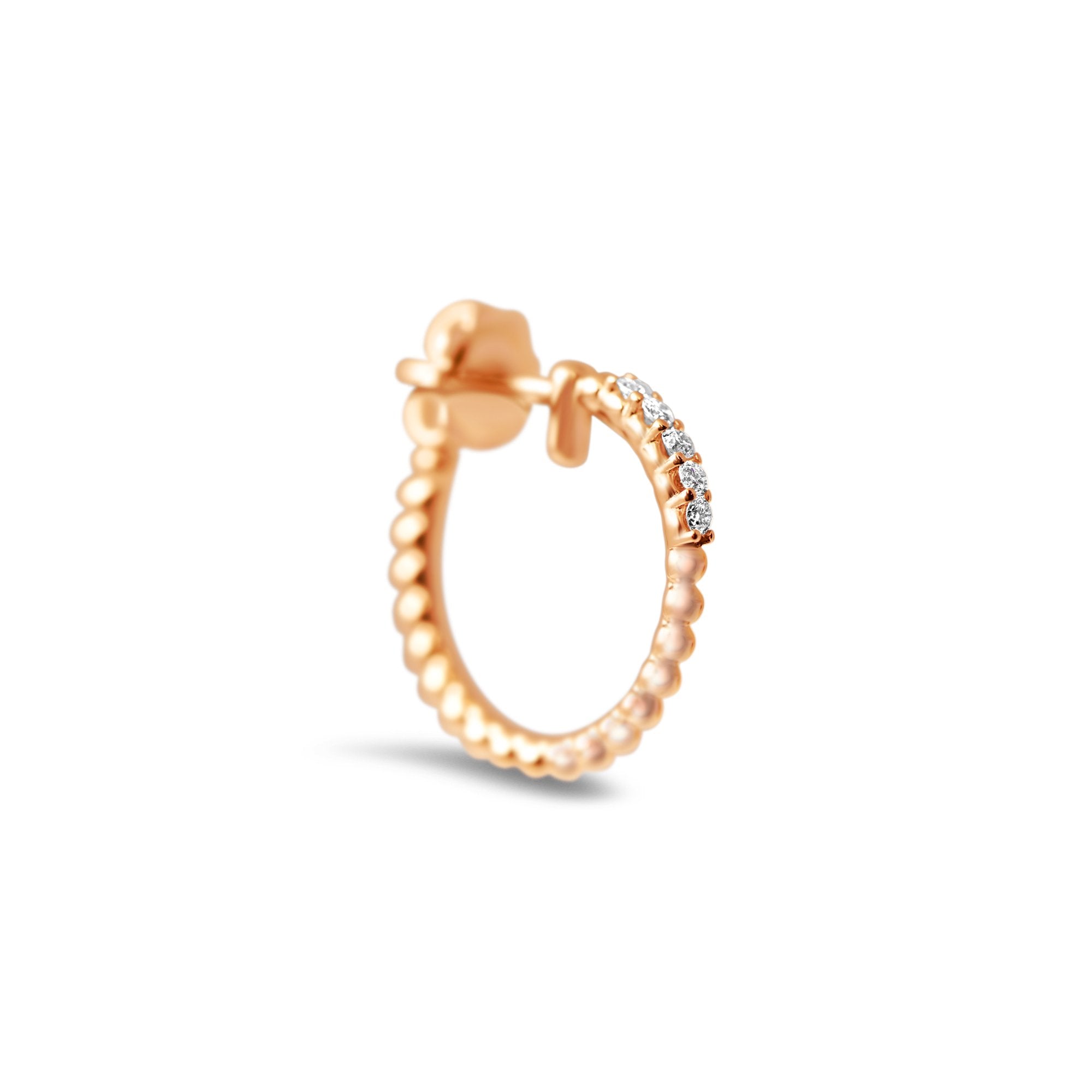 Boucles d'oreilles Angel's Halo - or rouge 18k - AGUADEORO