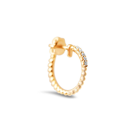 Pendientes Angel's Halo en oro amarillo 18k