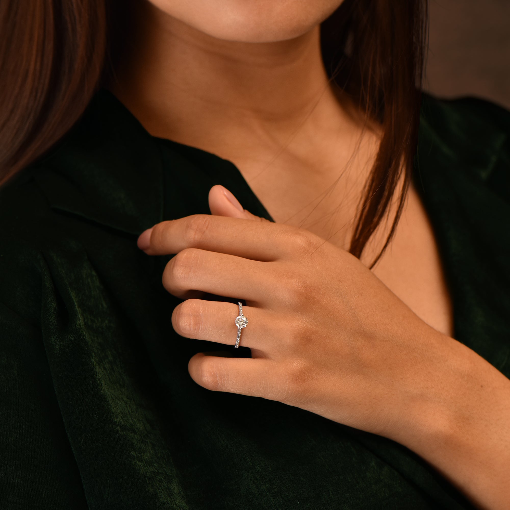 La Petite surprise - 0.62 carat - or blanc 18k - AGUADEORO