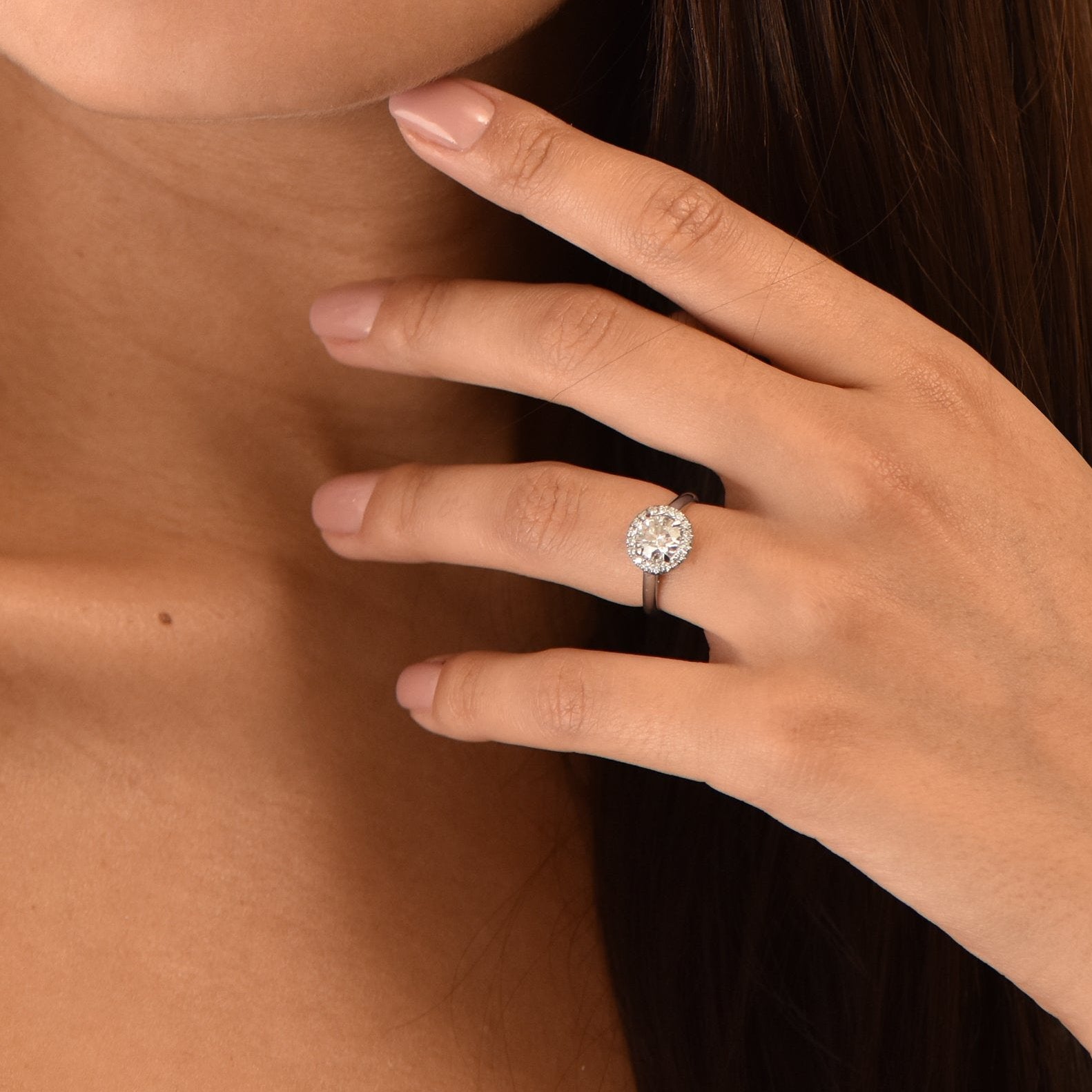 The Funkee Girl - 1.00 carat - platine 950 - AGUADEORO