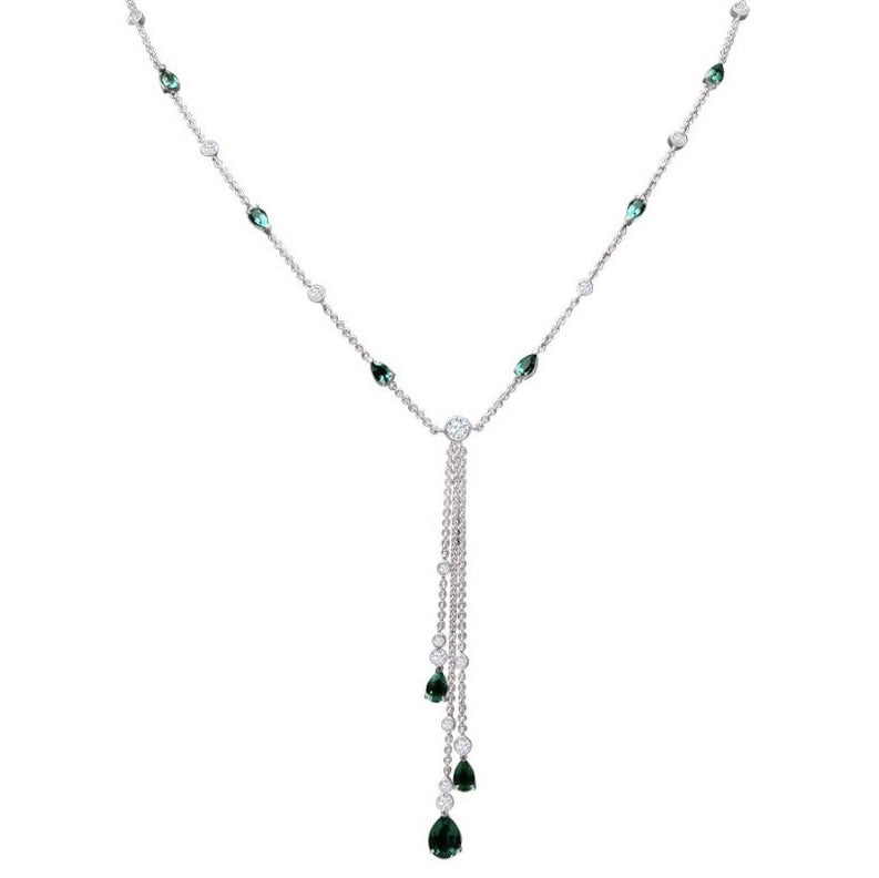 Collier Wild Forest - or blanc 18k - AGUADEORO